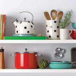 Alternative view of Lenox Premium Deco Dot 4-Piece Utensil Holder Set