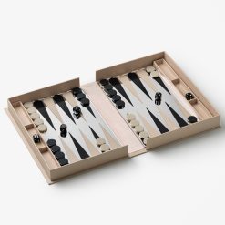 Alternative view of Lenox Premium The Art Of Backgammon Mirror Board Game