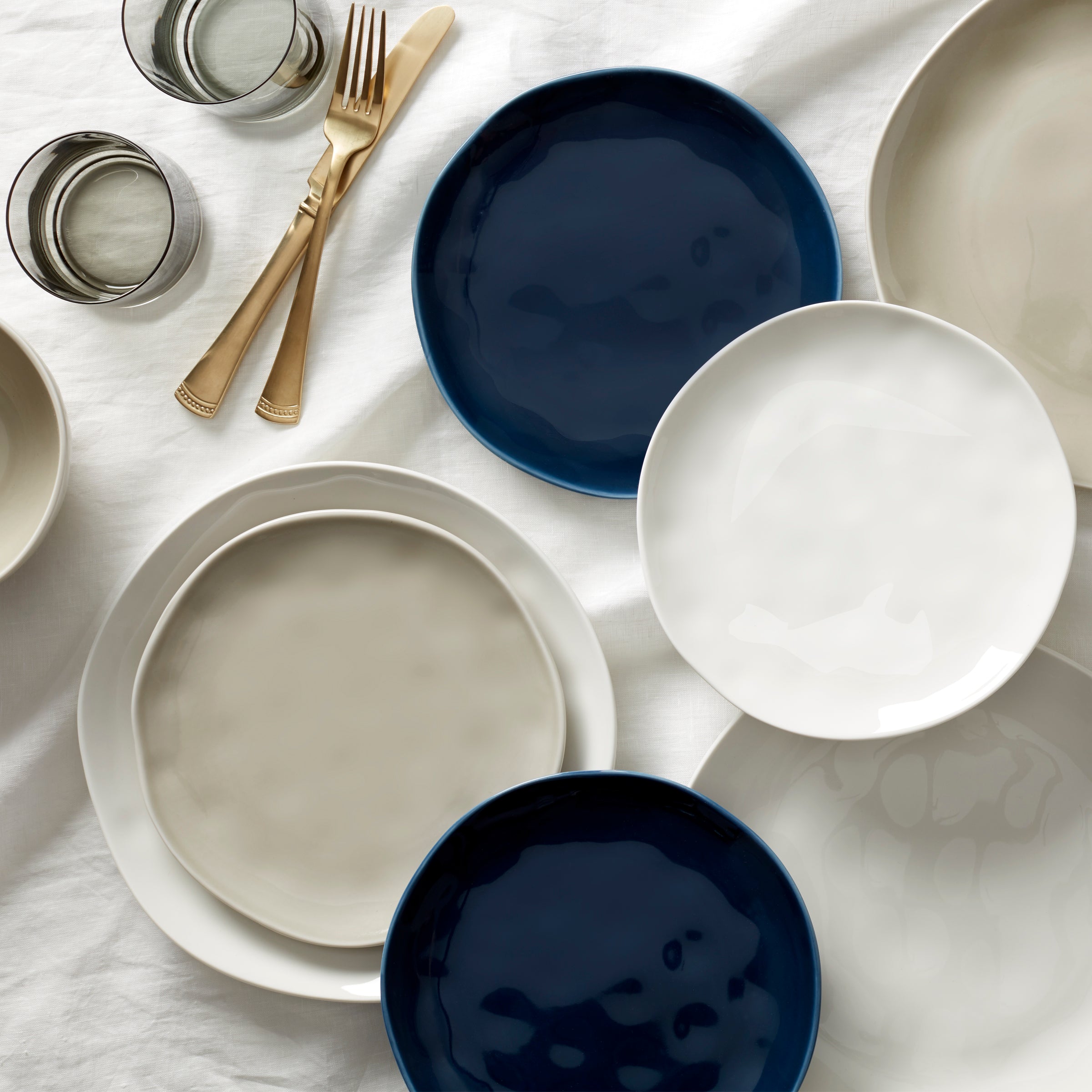 Lenox Premium Bay Colors White Dinner Plates, Set of 4 - Image 7