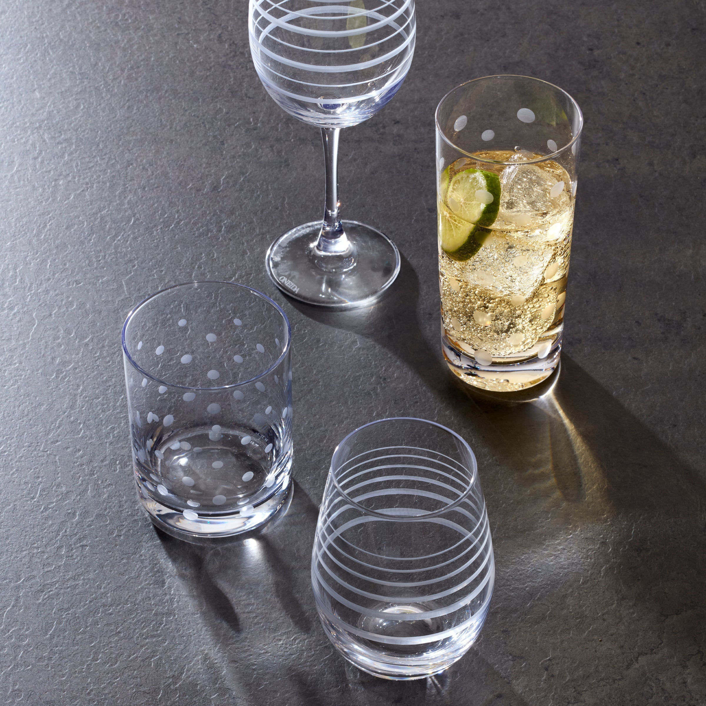 Lenox Premium Mingle Double Old Fashion Glasses, Set of 4 - Image 4