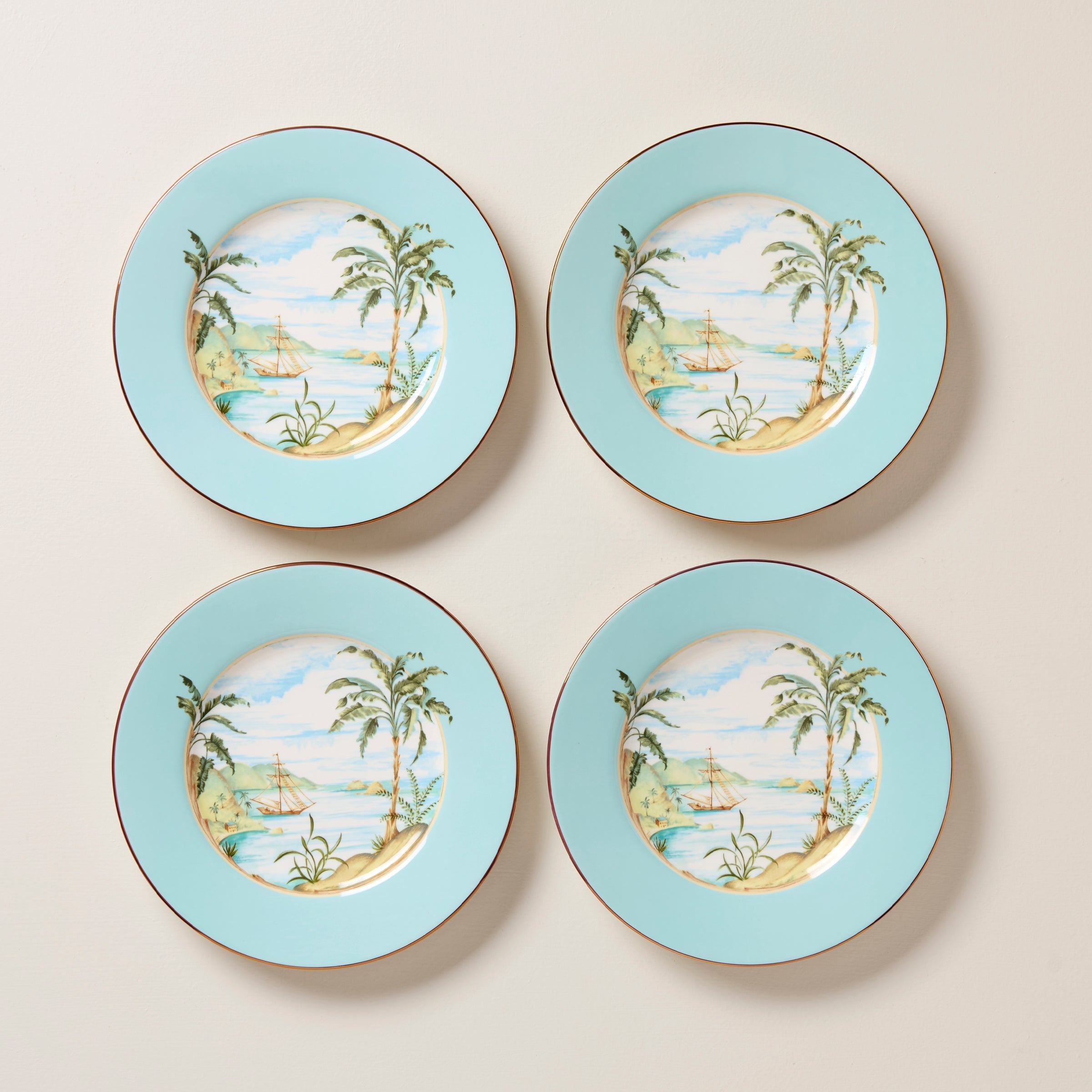 Lenox Premium British Colonial Tradewind Accent Plates, Set of 4