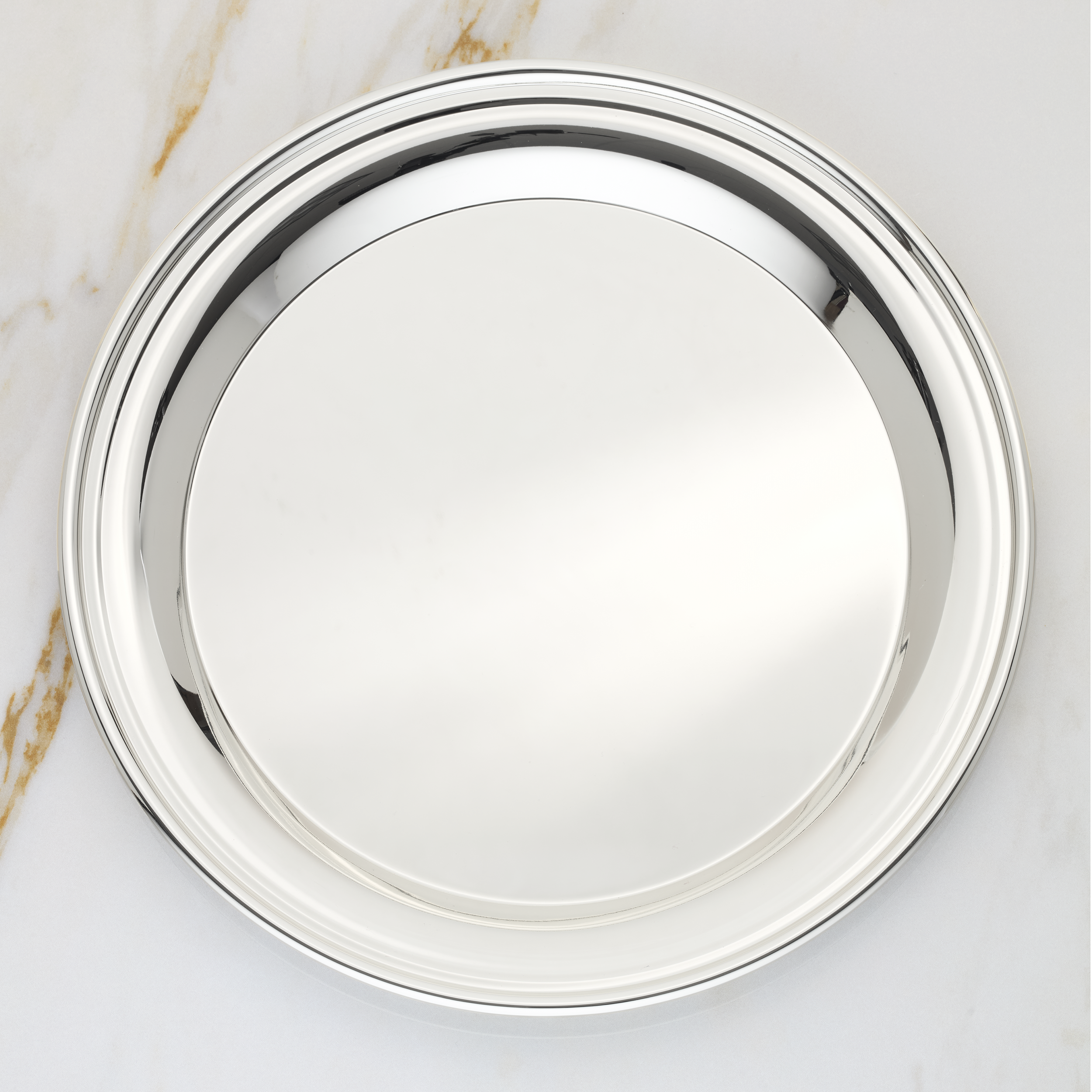 Lenox Premium Derby Silverplate Round Tray