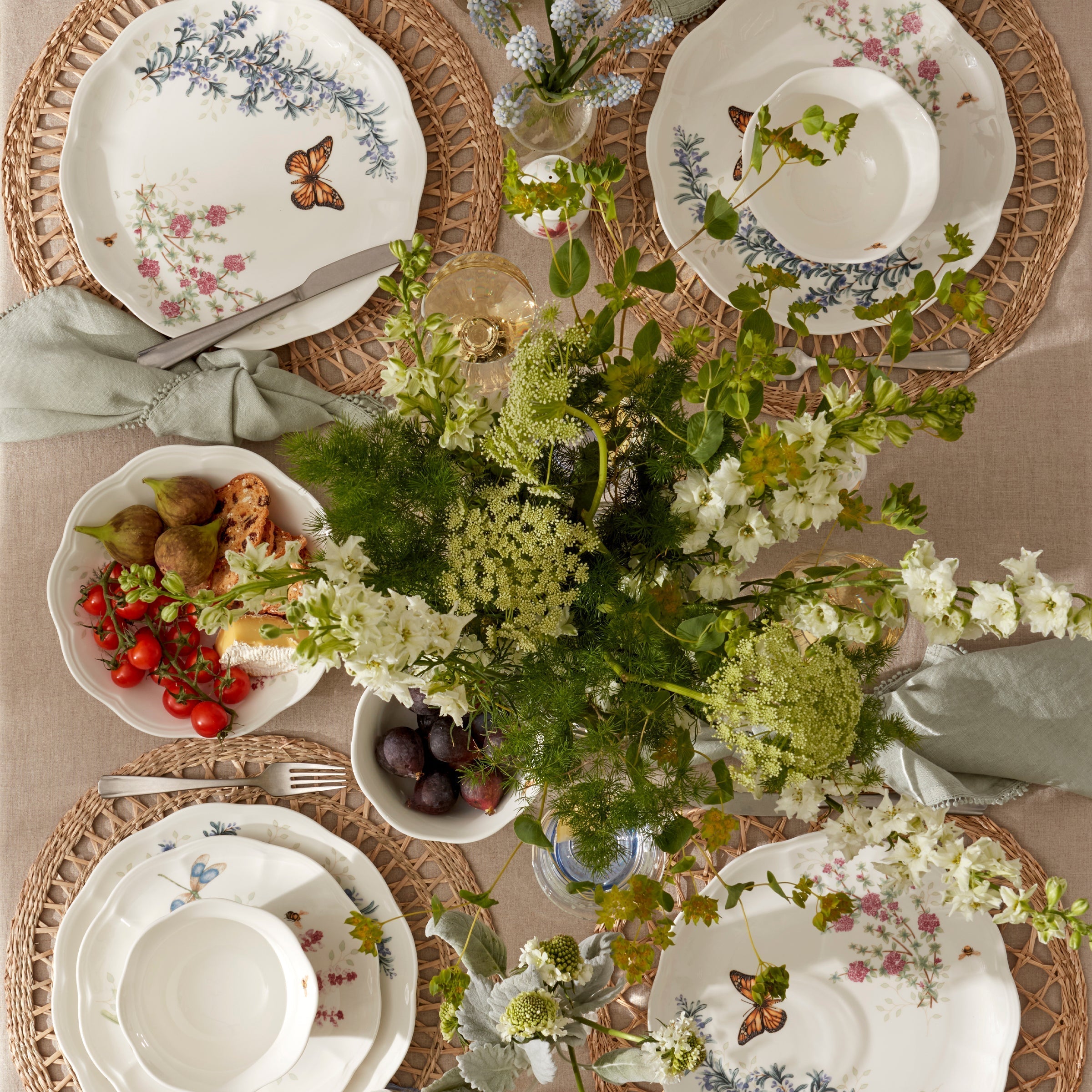 Lenox Premium Butterfly Meadow Herbs Rice Bowls, Set of 4 - Image 6