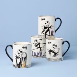 Lenox Premium Nightmare Before Christmas Mugs, Set of 4