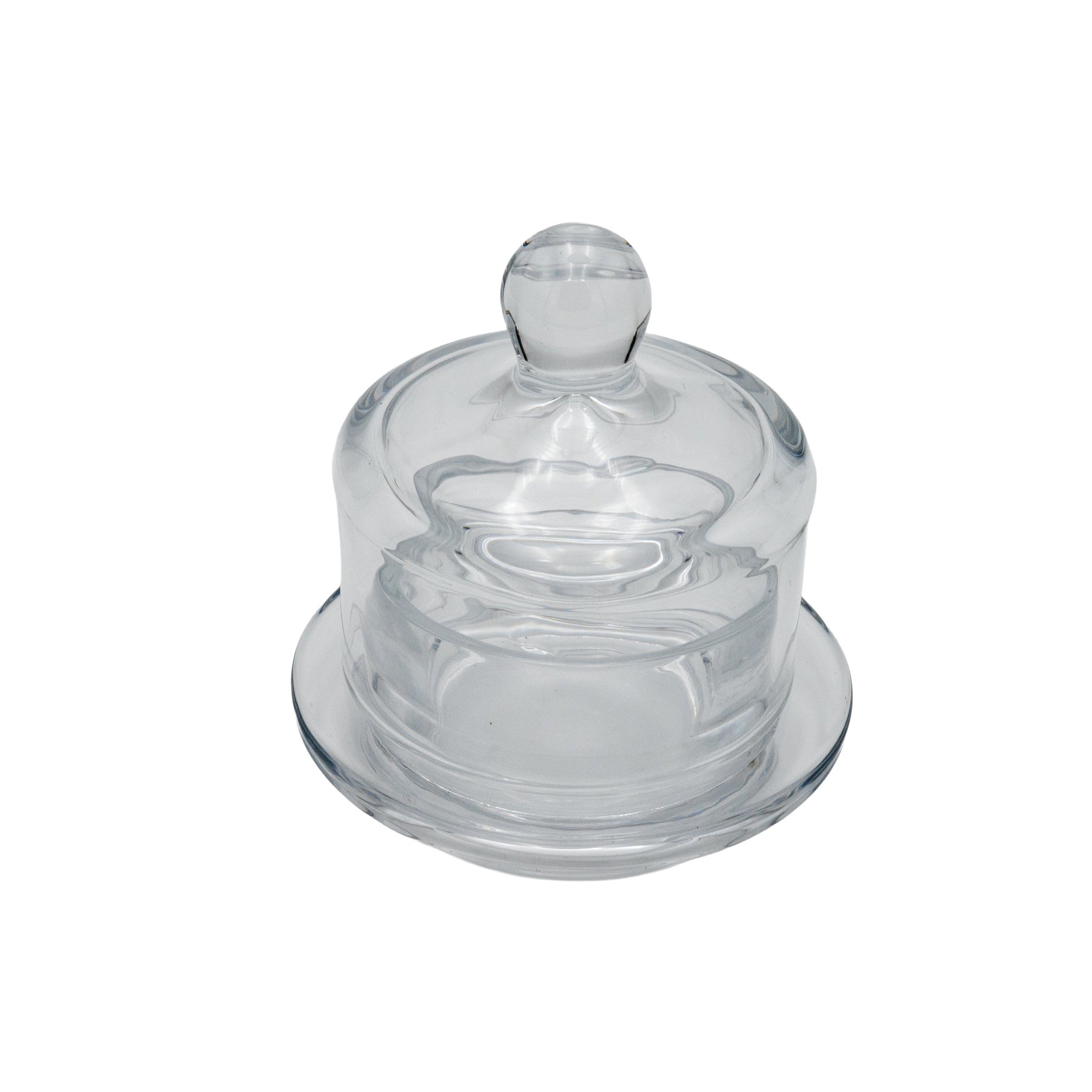 Lenox Premium Glass Cloche Condiment Dish, Round