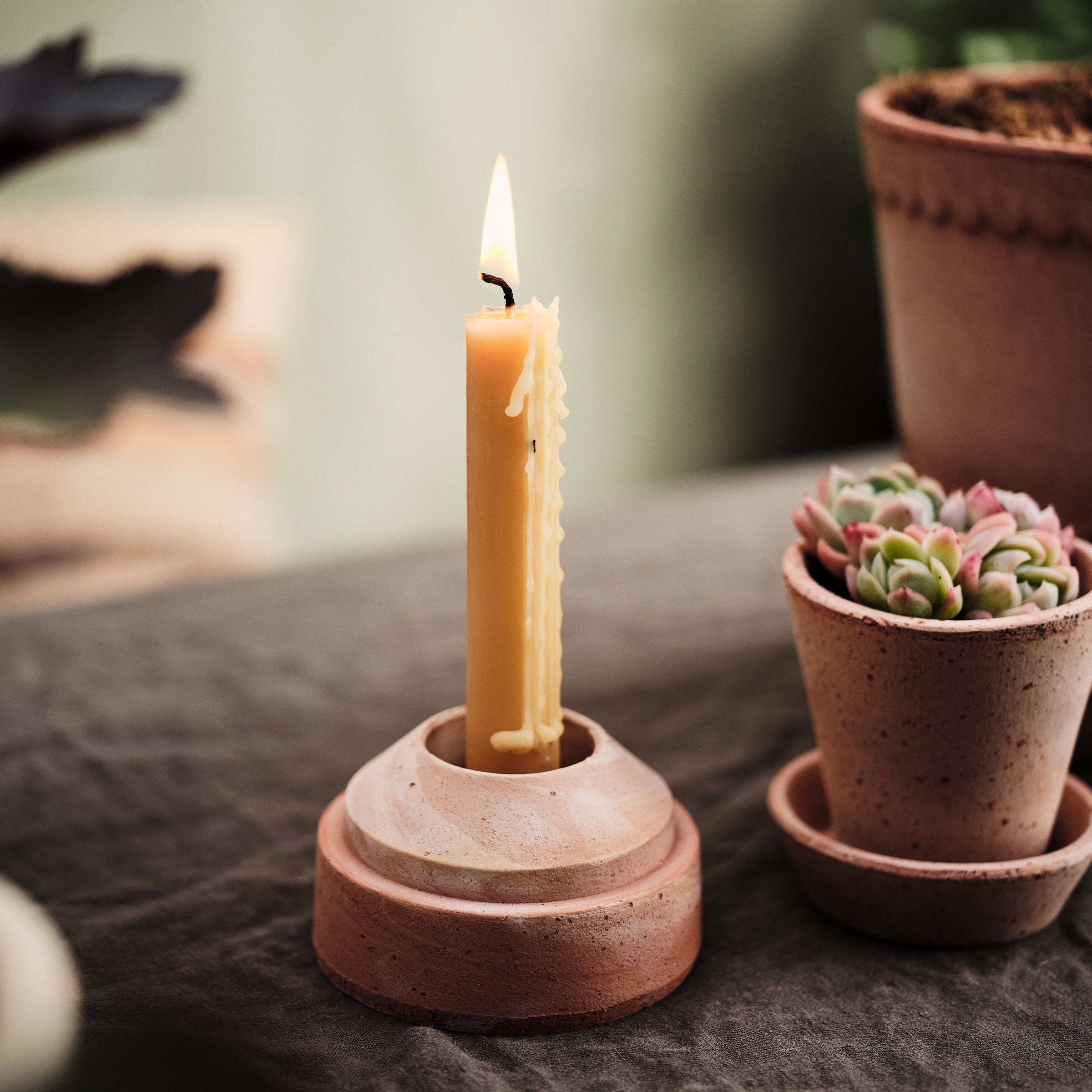 Lenox Premium Hoff Raw Rosa Candleholder - Image 2