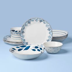 Lenox Premium Blue Bay 12-Piece Dinnerware Set