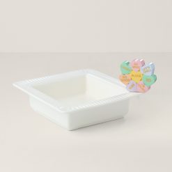 Lenox Premium Profile Poppers Square Bowl & Heart Candy Set