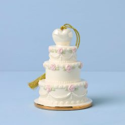Alternative view of Lenox Premium 2026 Wedding Cake Ornament
