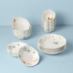 Lenox Premium Butterfly Meadow 24-Piece Bowl Set