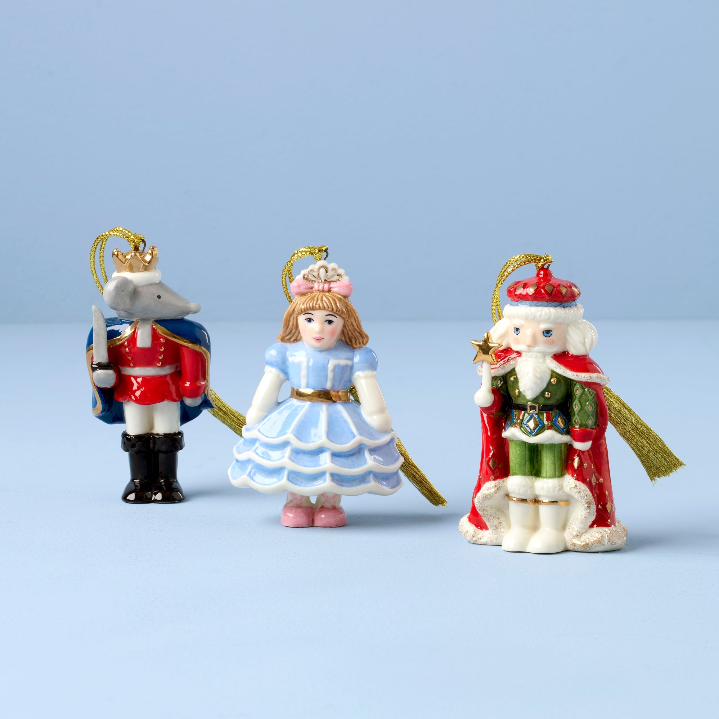 Lenox Premium Nutcracker Ballet 3-Piece Ornament Set