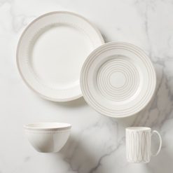 Lenox Premium Charlotte Street Grey West 4-Piece Place Setting