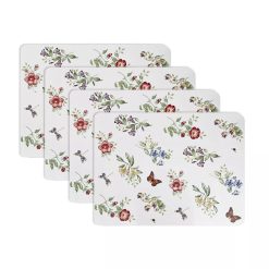 Lenox Premium Butterfly Meadow Cork Placemats, Set of 4