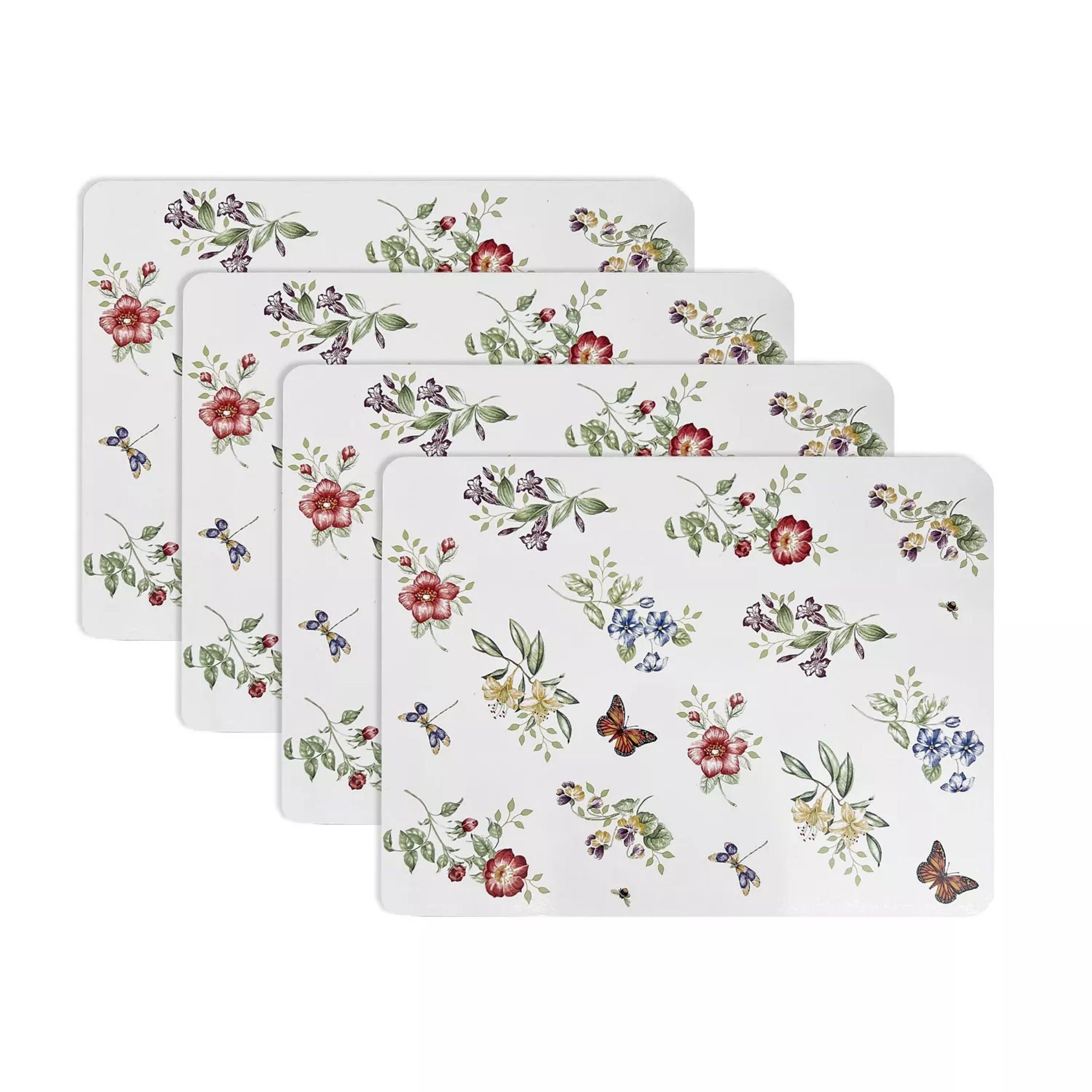 Lenox Premium Butterfly Meadow Cork Placemats, Set of 4
