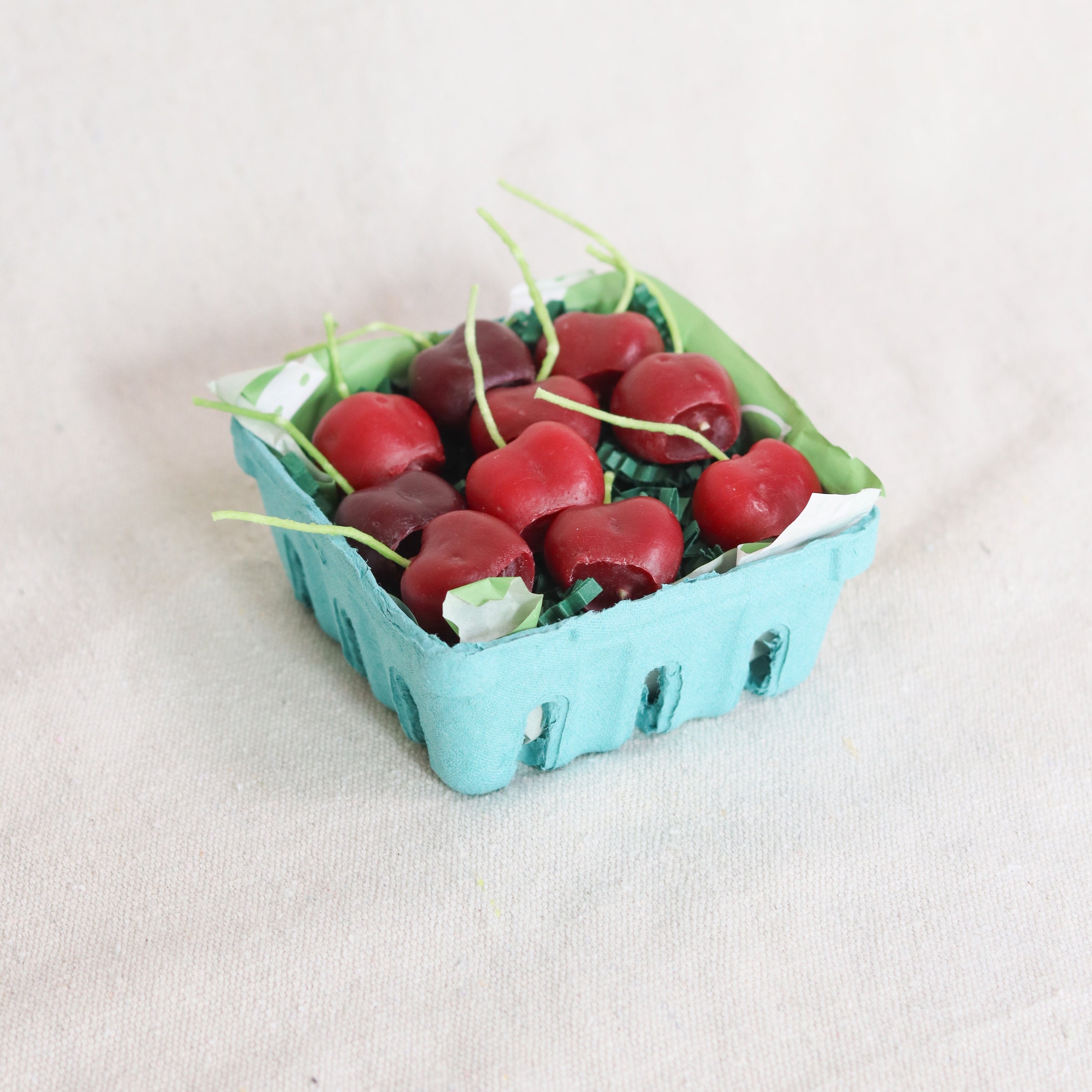 Lenox Premium Dark Red Cherry Beeswax Birthday Candles