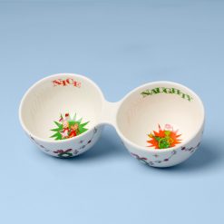 Alternative view of Lenox Premium Merry Grinchmas Naughty or Nice Double Dip Bowl