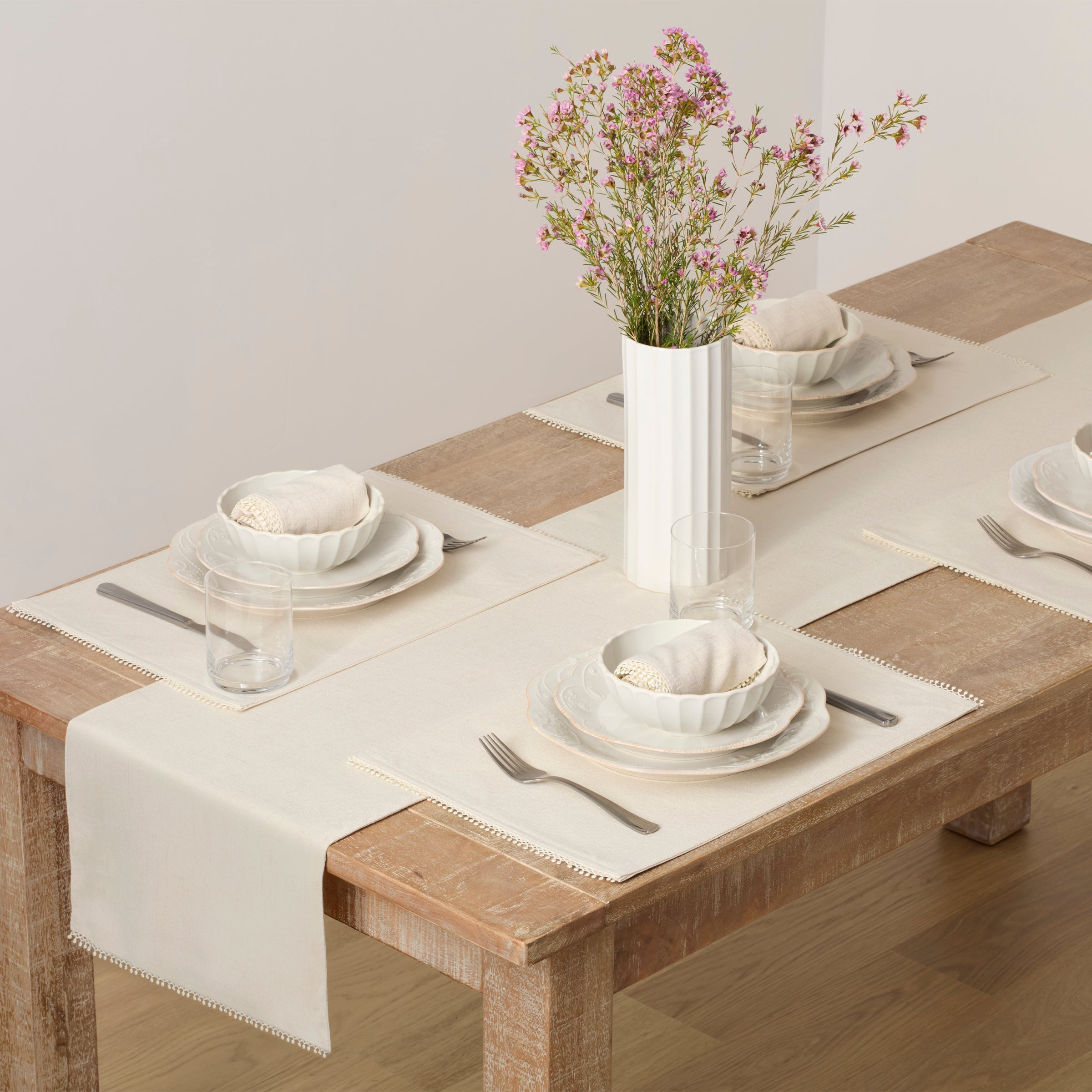 Lenox Premium French Perle Natural 13x18 Placemats, Set of 4 - Image 3