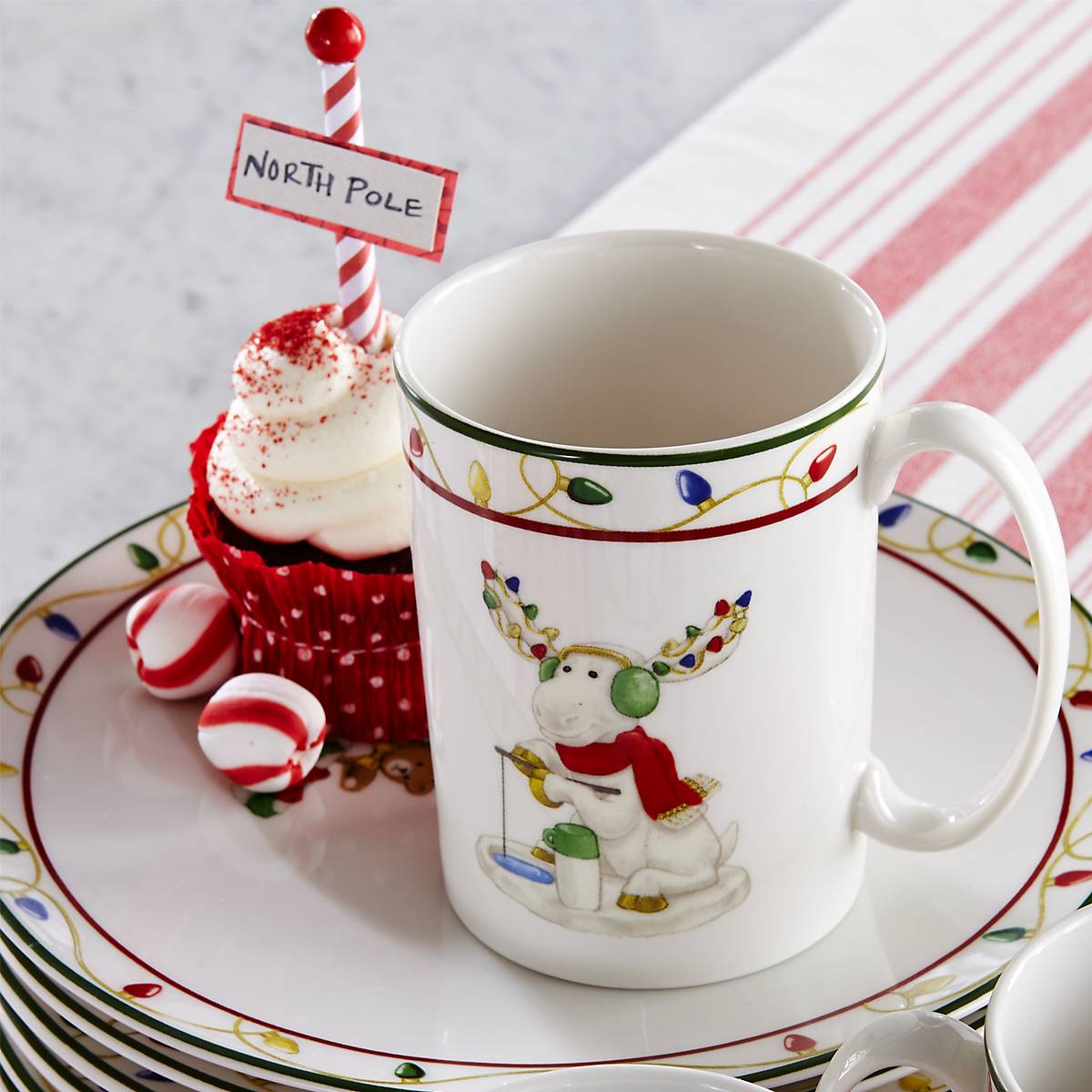 Lenox Premium Merry Marcel Moose Mugs, Set of 4 - Image 4