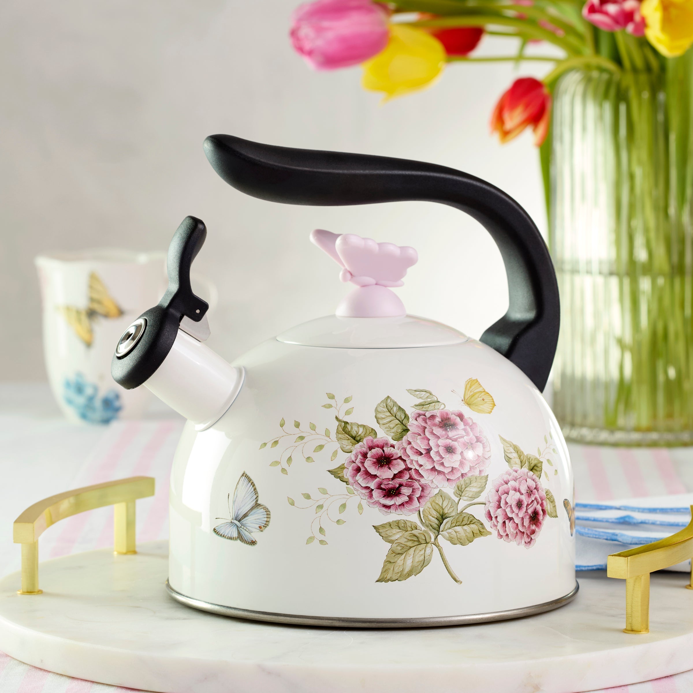 Lenox Premium Butterfly Meadow Tea Kettle - Image 3