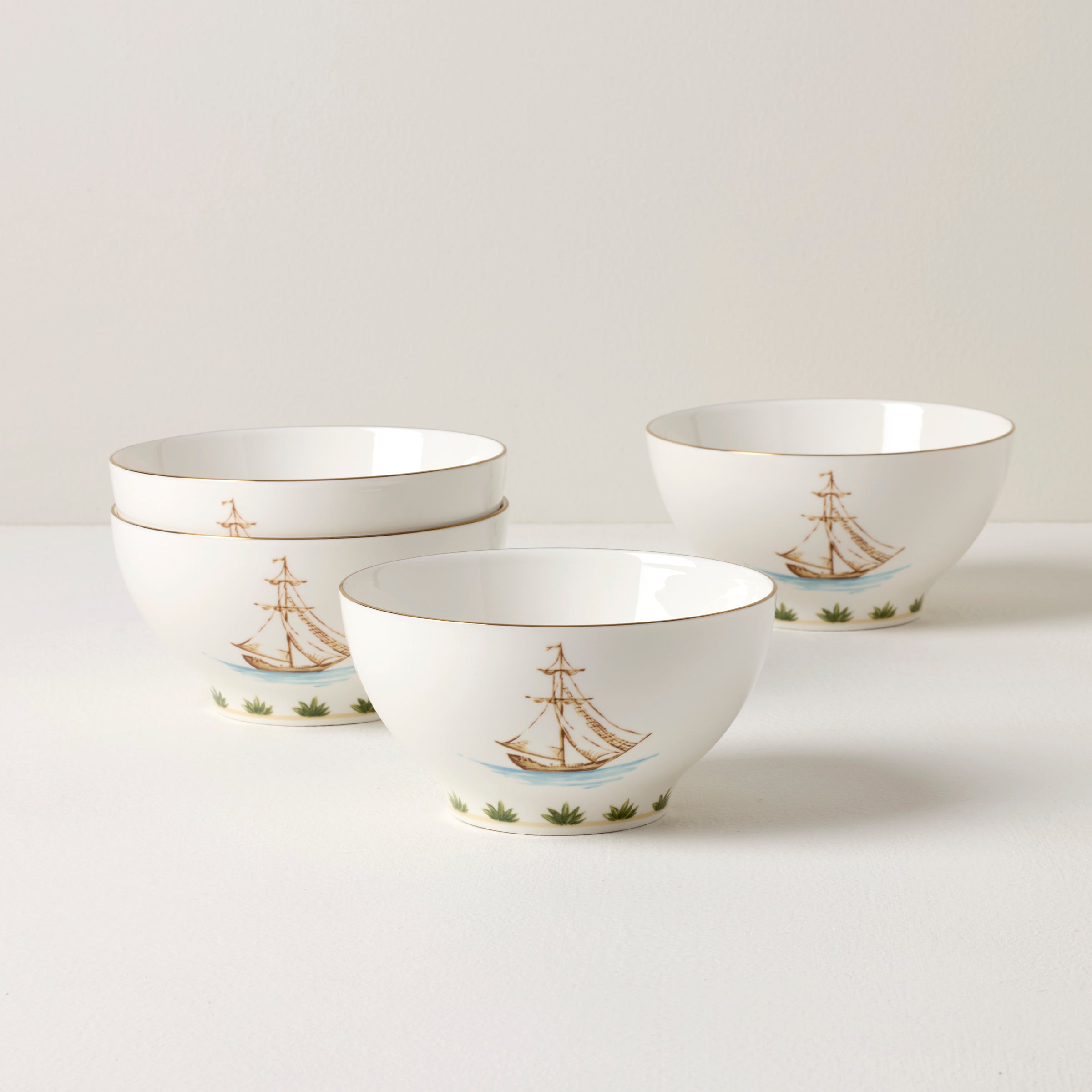 Lenox Premium British Colonial Tradewind Rice Bowls, Set of 4