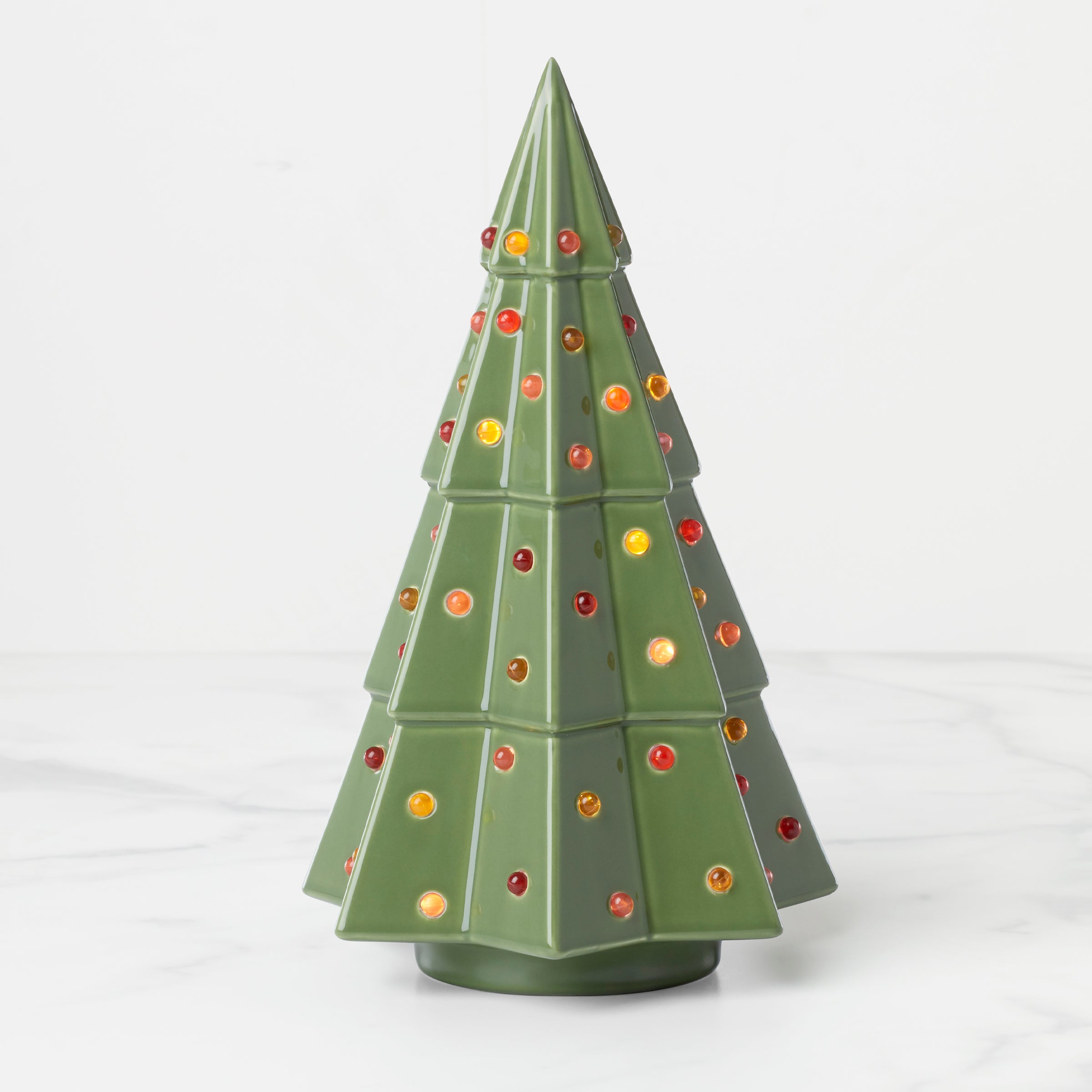 Lenox Premium Evergreen Large Lit Tree Figurine