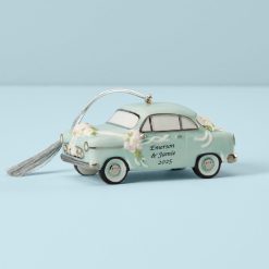 Lenox Premium Personalized Just Married Car Ornament