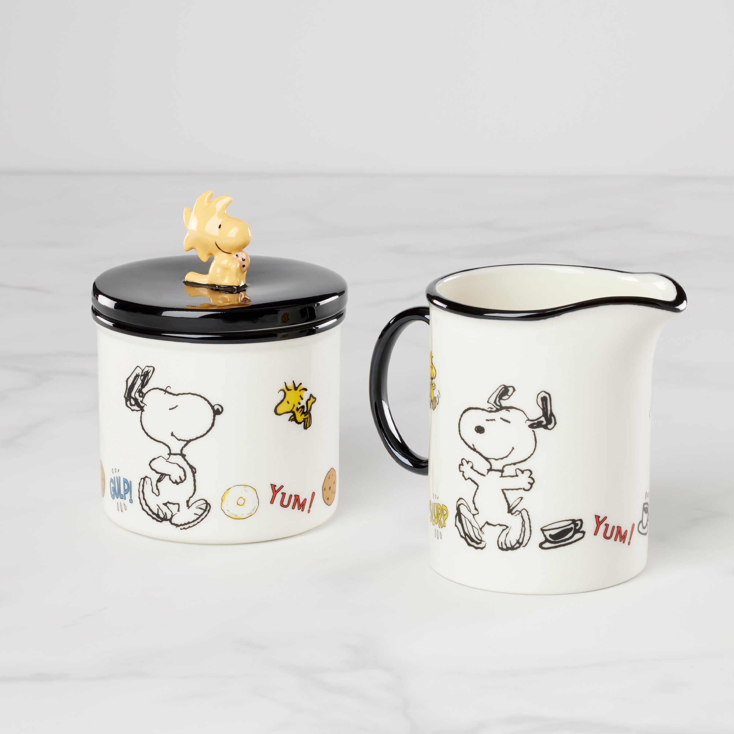 Lenox Premium Chef Snoopy Sugar & Creamer 2-Piece Set