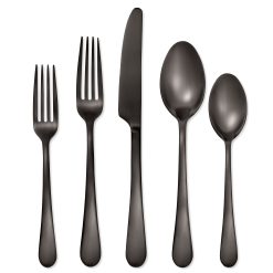 Lenox Premium Mirabella Gunmetal Satin 30-Piece Flatware Set
