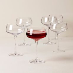 Alternative view of Lenox Premium Tuscany Classics Angled Coupe Glasses, Set of 6