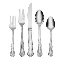 Lenox Premium Azalea 20-Piece Flatware Set