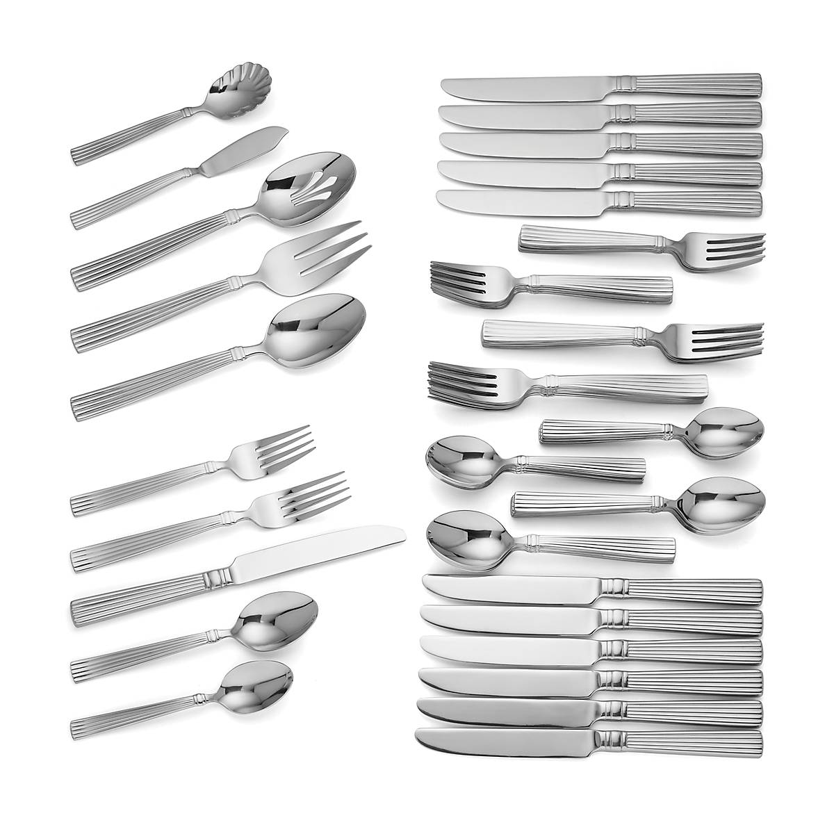 Lenox Premium Crescendo II 65-Piece Flatware Set - Image 4