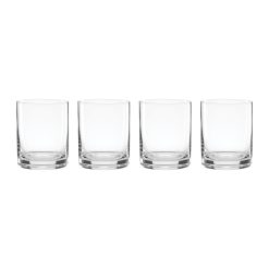 Lenox Premium 5 O'Clock Double Old Fashion Glasses, Set of 4