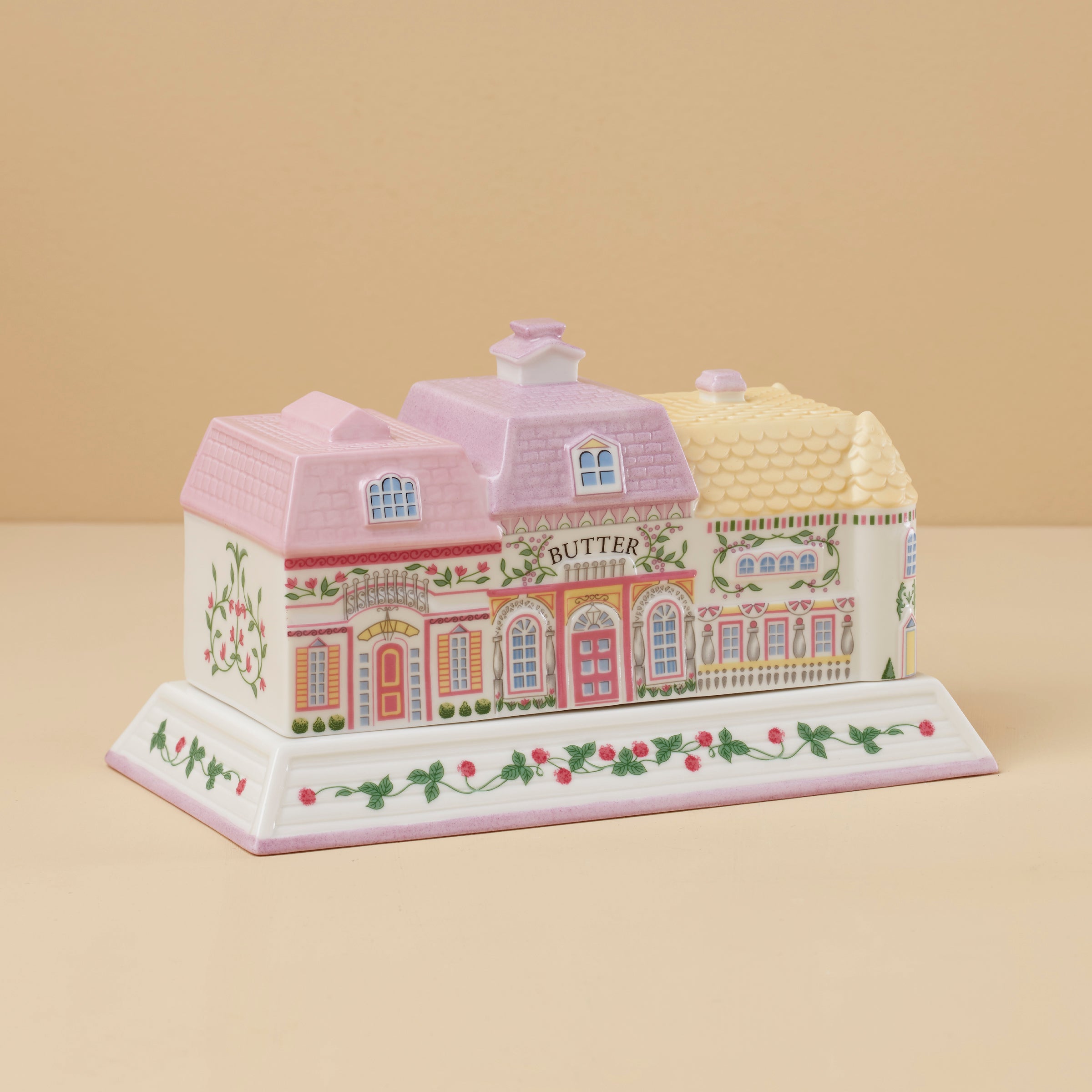 Lenox Premium Lenox Spice Village Covered Butter Dish - Image 2
