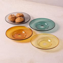 Lenox Premium Niko Glass Plates, Set of 4