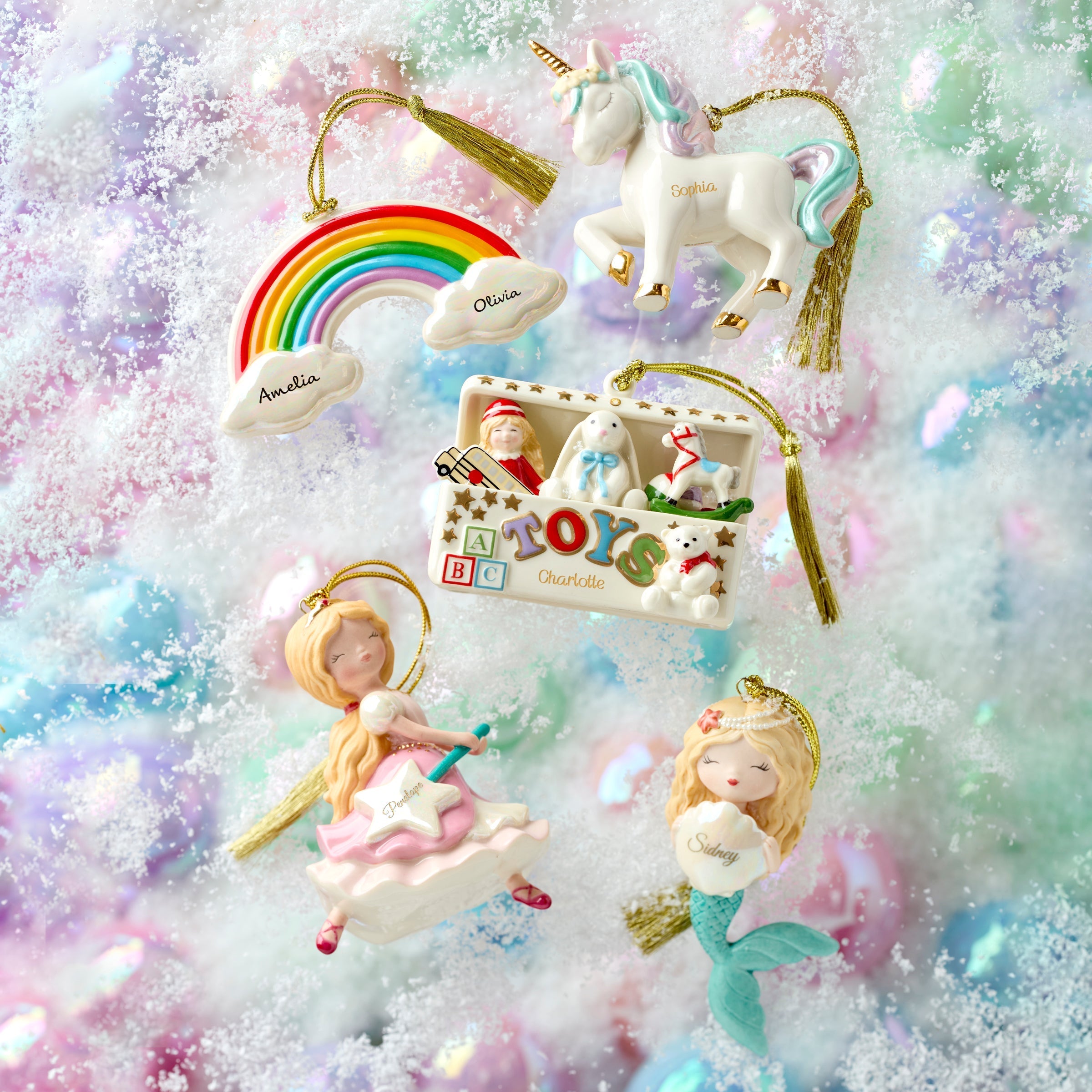 Lenox Premium Personalized Toy Chest Ornament - Image 3