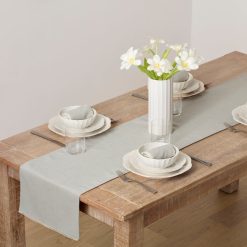 Lenox Premium French Perle Dove Grey 70x14 Table Runner