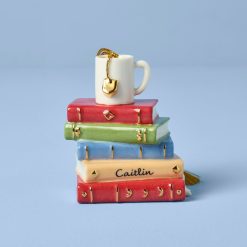 Lenox Premium Personalized Bookworm Ornament