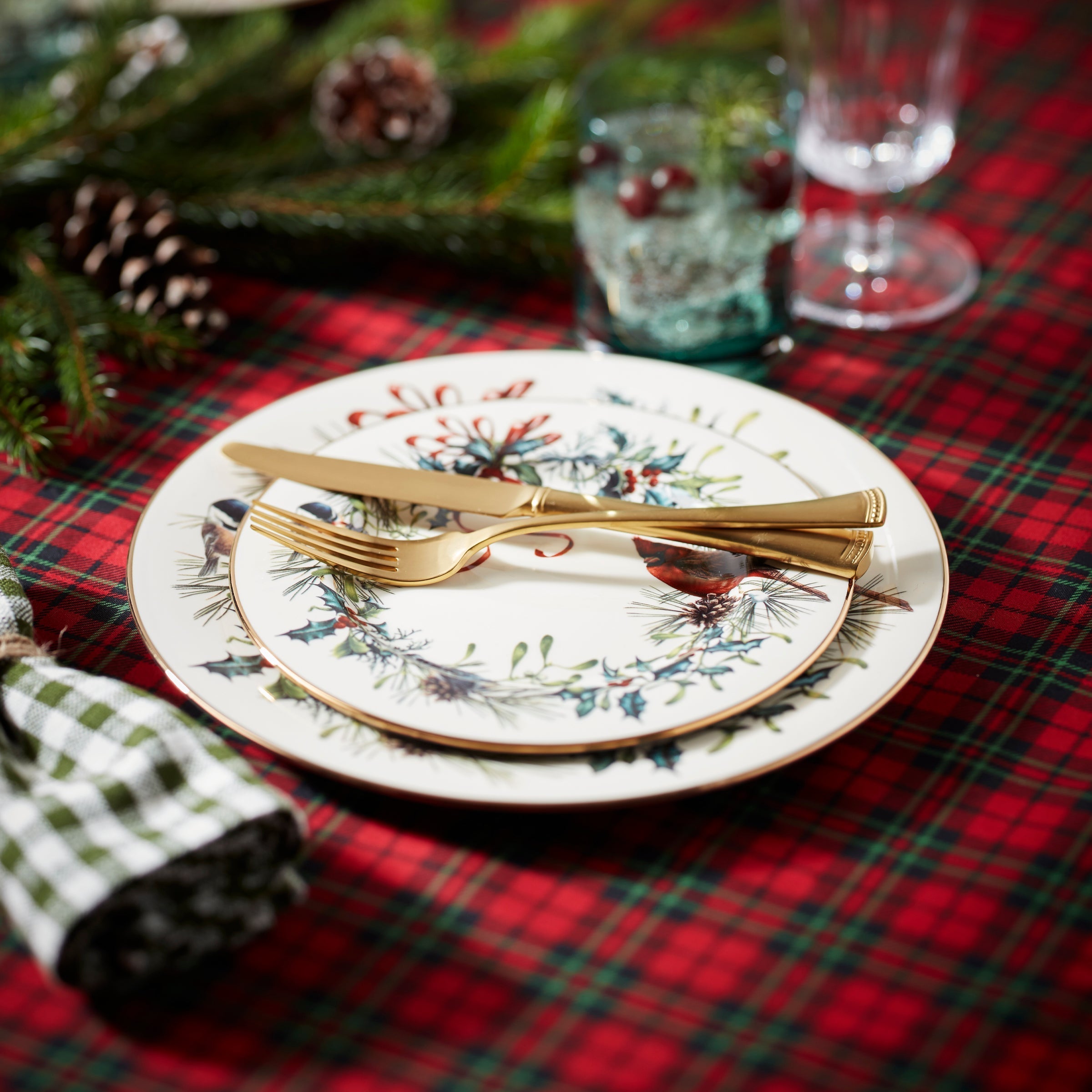 Lenox Premium Winter Greetings 12-Piece Dinnerware Set - Image 6