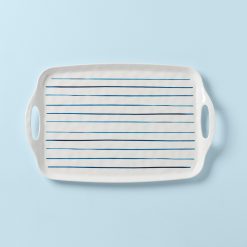 Lenox Premium Blue Bay Melamine Handled Platter
