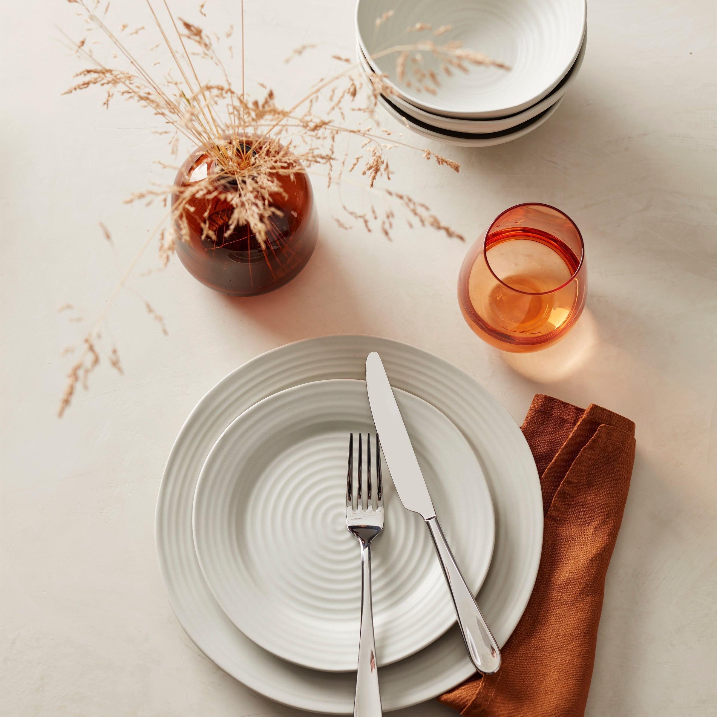 Lenox Premium Ridge White 12-Piece Dinnerware Set - Image 16