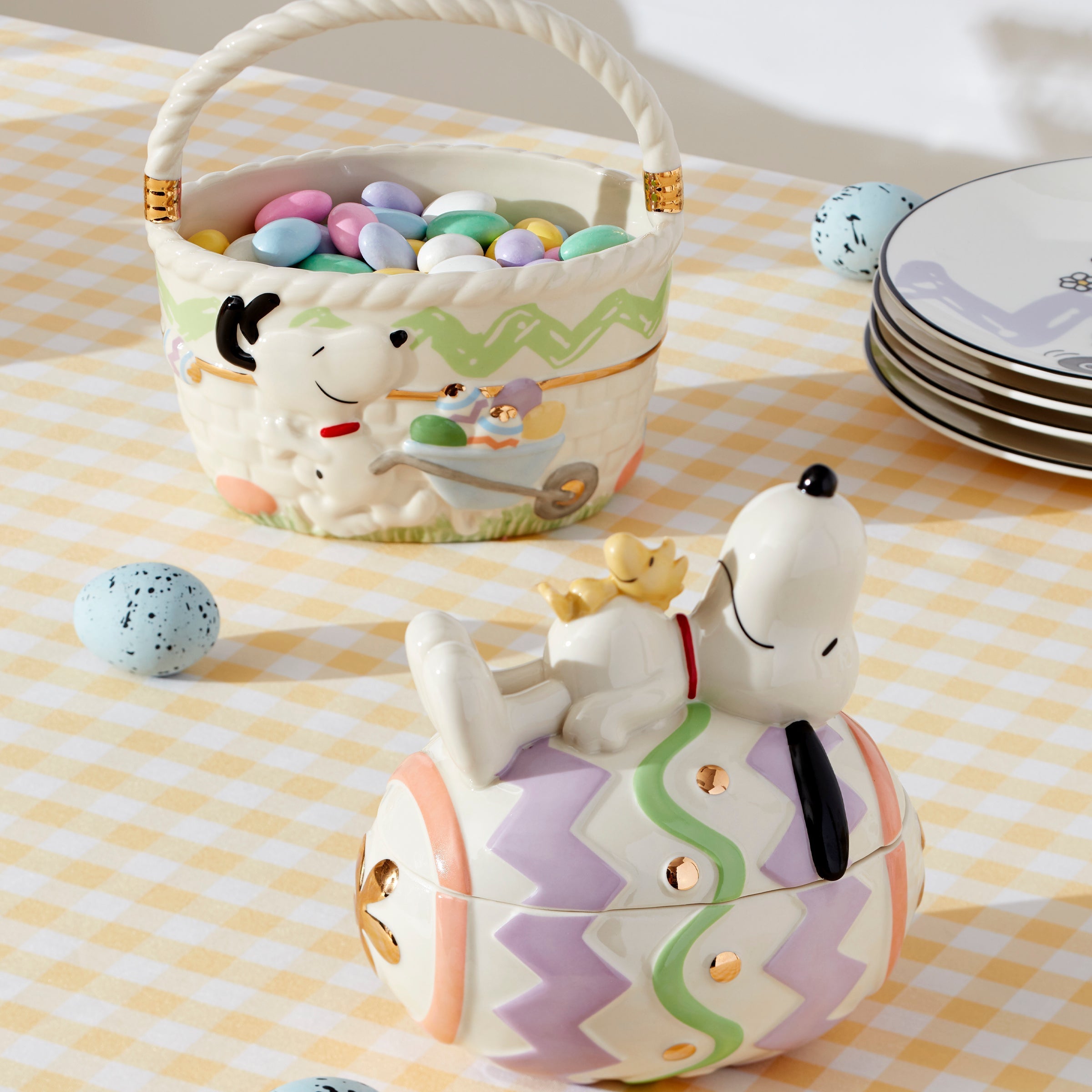 Lenox Premium Snoopy Easter Basket - Image 5