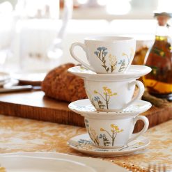 Alternative view of Lenox Premium Wildflowers 8-Piece Espresso Cups & Saucers Set