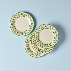 Lenox Premium Holiday Melamine Accent Plates, Set of 4