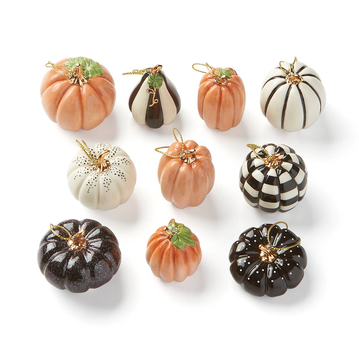 Lenox Premium Pumpkin 10-Piece Mini Ornament Set - Image 4