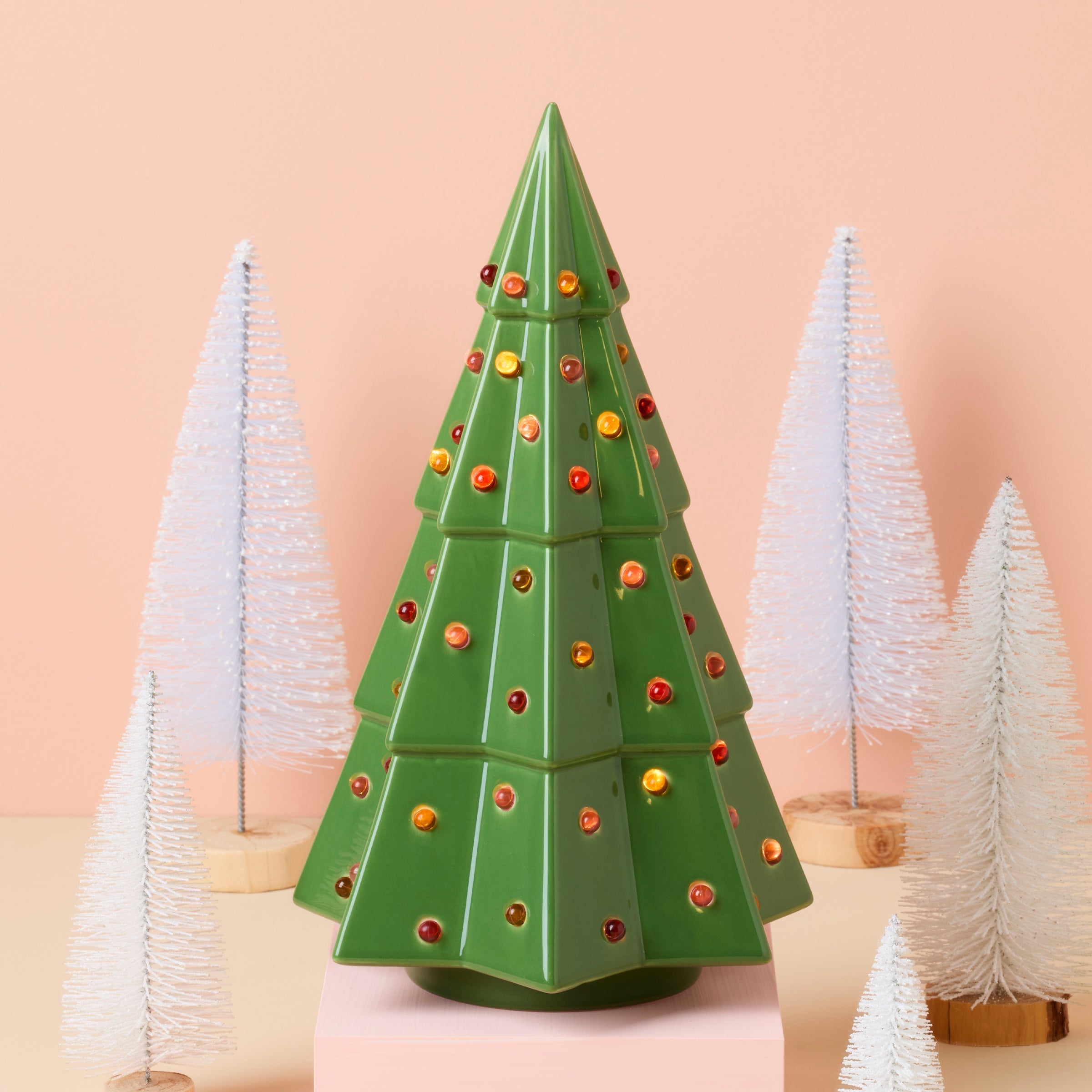 Lenox Premium Evergreen Large Lit Tree Figurine - Image 4