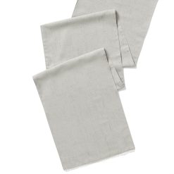 Alternative view of Lenox Premium French Perle Solid Dove Grey 14x90 Table Runner