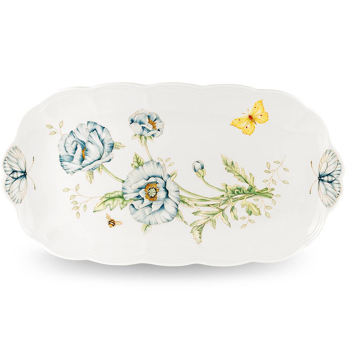Lenox Premium Butterfly Meadow Oblong Sandwich Tray - Image 2
