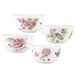 Alternative view of Lenox Premium Butterfly Meadow Bloom 4-Piece Bowl Set