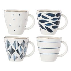 Alternative view of Lenox Premium Blue Bay Dessert Mugs, Set of 4
