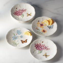 Alternative view of Lenox Premium Butterfly Meadow 6-Piece Tidbit Plate Set
